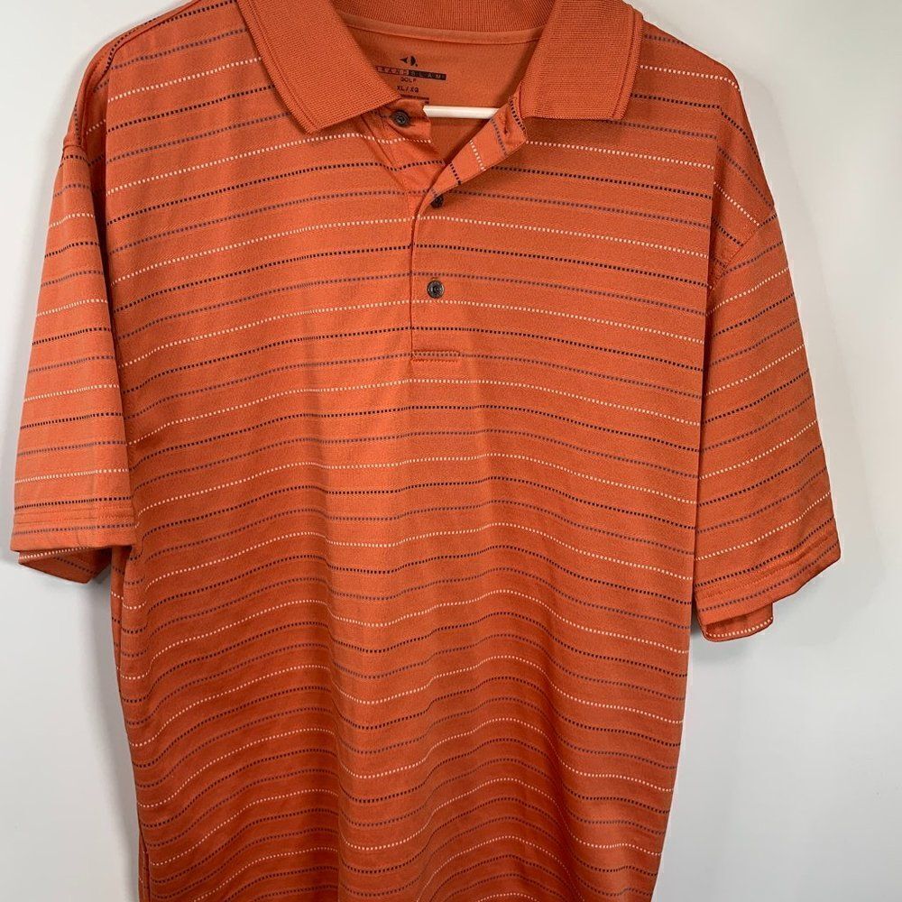 Grand Slam Golf Striped Shirt